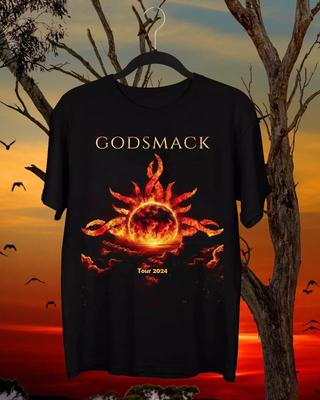 Godsmack Tour 2024 Kurzarm Geschenk für Fans T-Shirt in voller Größe