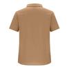 Women's Comfortable Linen Button-Down Short-Sleeve Shirt