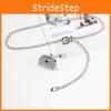 Silver Waistband Chain With Small Bag Womens Clothing Dresses Coats Accessories