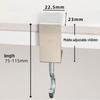 Adjustable Student Schoolbag Hook - No-Punch, No-Adhesive, Rotating Desk, Kitchen & Bathroom Hanger