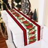 180CM Christmas Tablecloth Polyester Rectangular Snowflake Table Cover For Christmas Navidad Dinner Table Decoration Supplies
