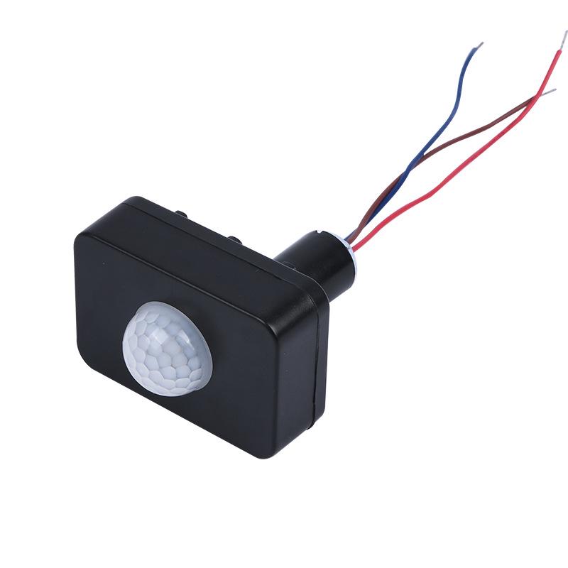 Compact Motion Sensor Floodlight with Infrared Induction