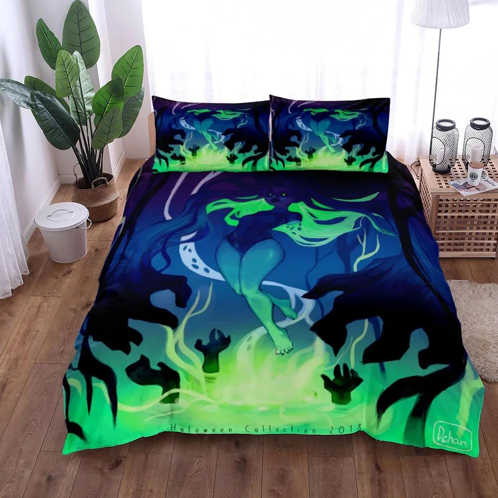 Space Squids Kids Duvet Cover Set King Queen Double Full Twin Single Size Bed Linen Set