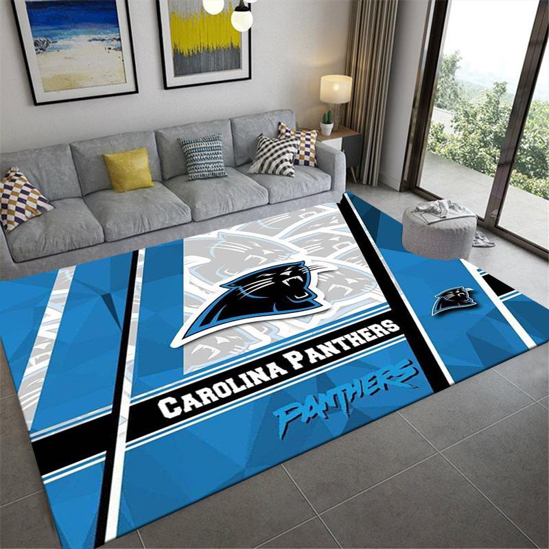 Carolina Panthers Carpet Rug for Living Room Bedroom Home Sofa Decoration,Kids play Non-slip Floor Mat