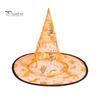 Breathable Wizard Headpiece Halloween Organza Witch Hat for Women, Adult Costume Holiday Photo Props Accessories, Lightweight Pointed Cap Cosplay