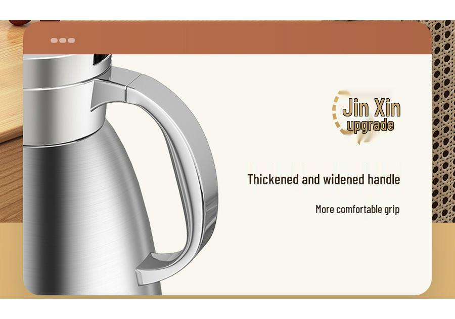 Stainless Steel Insulated Water Kettle - 316 Large Capacity Thermos Flask for Hot Water & Tea.