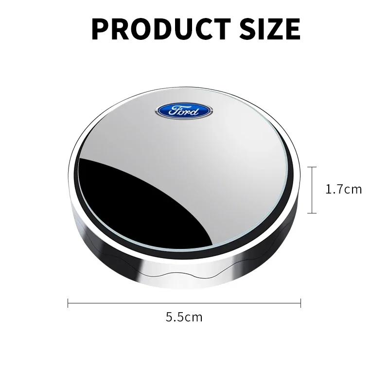 Hot 2025 Hot For Ford Car Rearview Mirror Small Circular Mirror High-definition Auxiliary Wide-angle Mirror Convex Surface For F