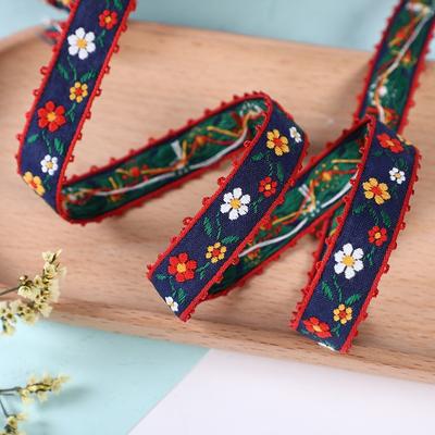 1 Yards ethnisches Jacquardband Nylongurtband für Taschengurte Gürtelband DIY Textilkleidung Dekor Nähzubehör