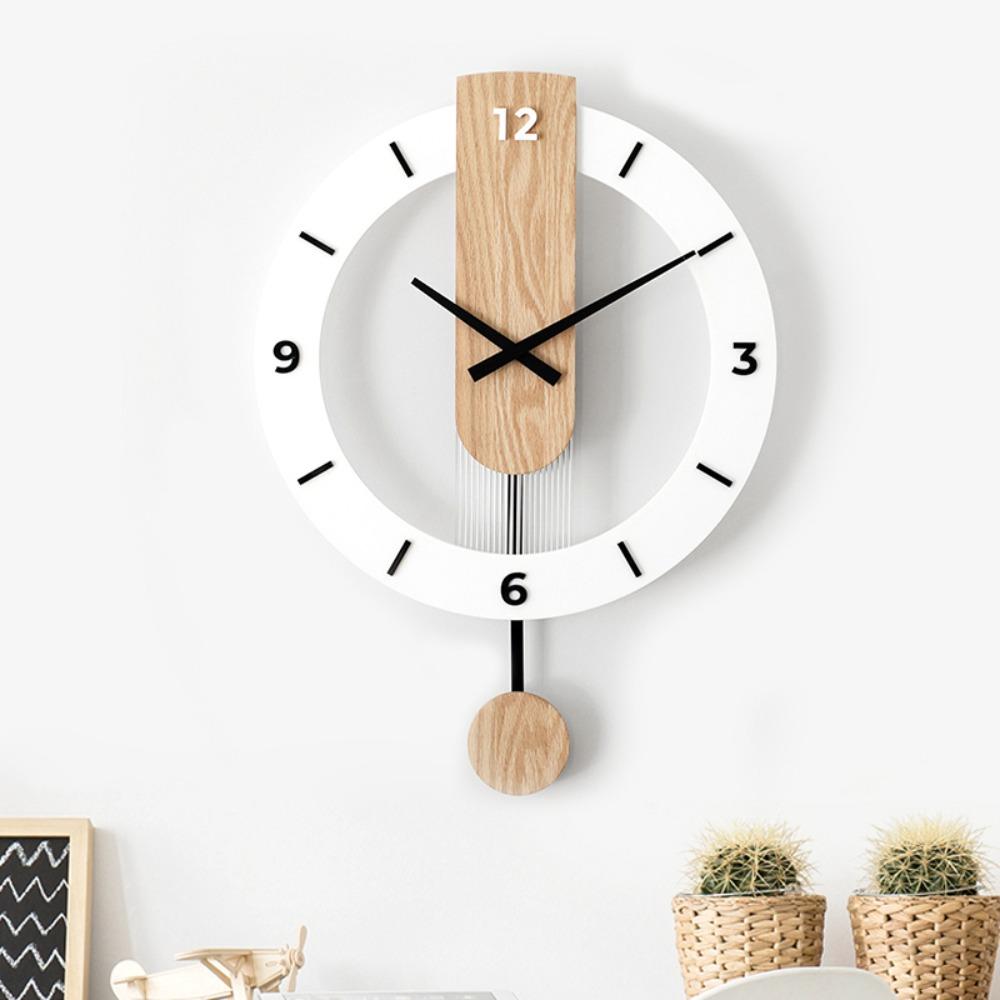 Minimalist Hanging Clock Silent Scale Clock Unique Digital Wall Clock  Hotel