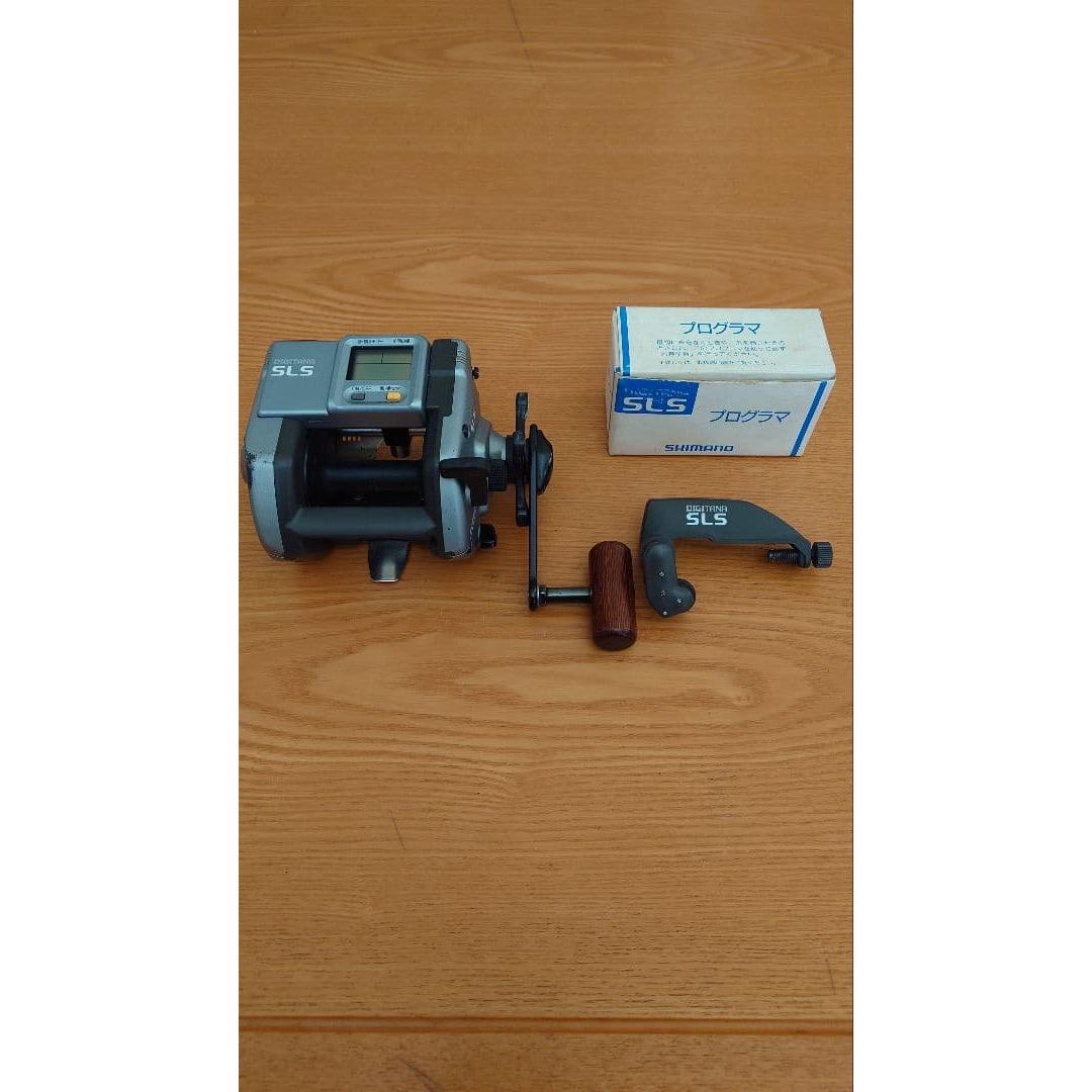 Used SHIMANO DIGITANA small ship SLS GT3000 double shaft reel with counter