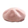 Fashionable Beret Soft and Skin Friendly Warm Hat Leisure Plush Hat  Summer