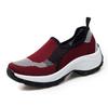 Large size single mesh shoes breathable fly knitting hollow sports shoes medium shoes