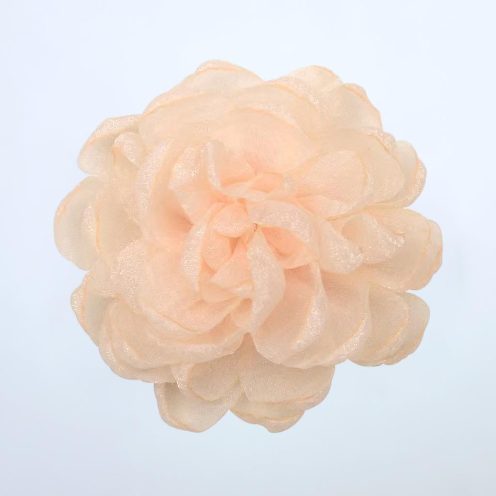 Fabric Silk Yarn Camellia Brooch Femininity Small Fragrant Style Corsage Pin Jacket Dress Accessories