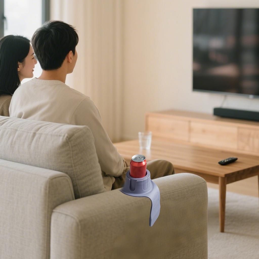 Sofa Anti-slip Cup Holder, Beverage Tray, Enables You To Enjoy Beverages On The Sofa, Or On The Wide Armrest Similar To The Sofa.