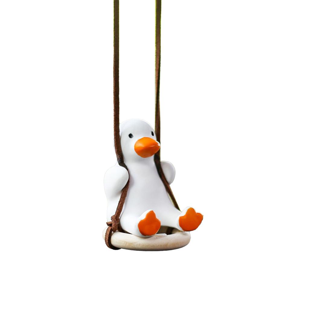 Car Mounted Fun Swing Animals Pendant, Car Rearview Mirror Pendant Car Interior Decoration Small Roast  Car Pendant