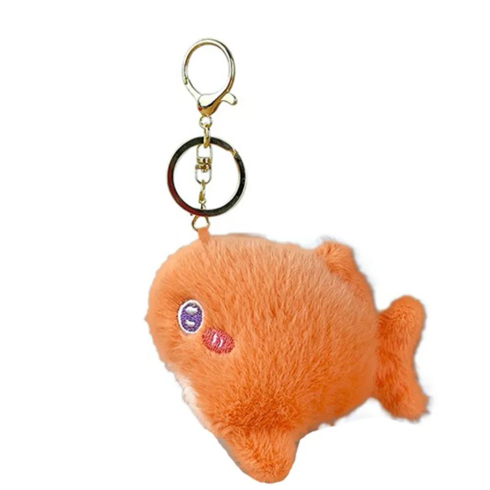 Turtle Ocean Animal Plush Keychain Octopus Starfish Plush Whale Keychain PP Cotton Simulation Animal Whale Small Pendant