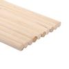 10pcs   Wooden Arts Craft Sticks Dowels Pole Rods Sweet Trees Wood Tool 1CM*30CM