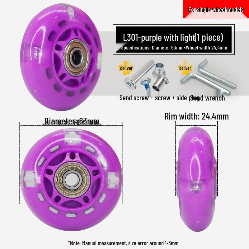 Universalrad-Ersatz für Gepäckkoffer: Lederrolle Gummirolle Felgenreparaturzubehör