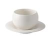 Ceramic Coffee Cup Saucer Egg-Shaped Cup Small Capacity Household Frosted Stone Latte Latte Flower Hand Cup Afternoon Tea