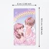 Kawaii Anime Tarot Deck 10.5*6cm - 78 Cards Coquette Aesthetic Pink Pastel Manga Tarot Cards - "HORANG NAVI" Double-embossed
