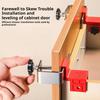 2pcs Cabinet Clamps, Adjustable Drawer Front Installation Camps For Woodworking, Drilling, Kitchen Furniture, Miter Setup