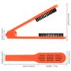 Multifunctional Double Sided V Brush Hair Care Hair Straightener Hairdressing Clamp Comb Anti-Static Anti-slip