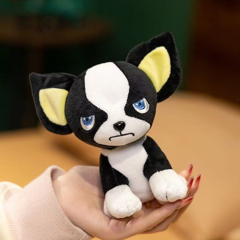 Newest Creative Fierce Puppy Doll Kawaii Stuffed Plush Toy Figure Doll Cartoon Anime Cute Kids Birthday Holiday Gift Doll