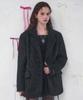 Vivacious Elizabeth Boucle Blazer Gray