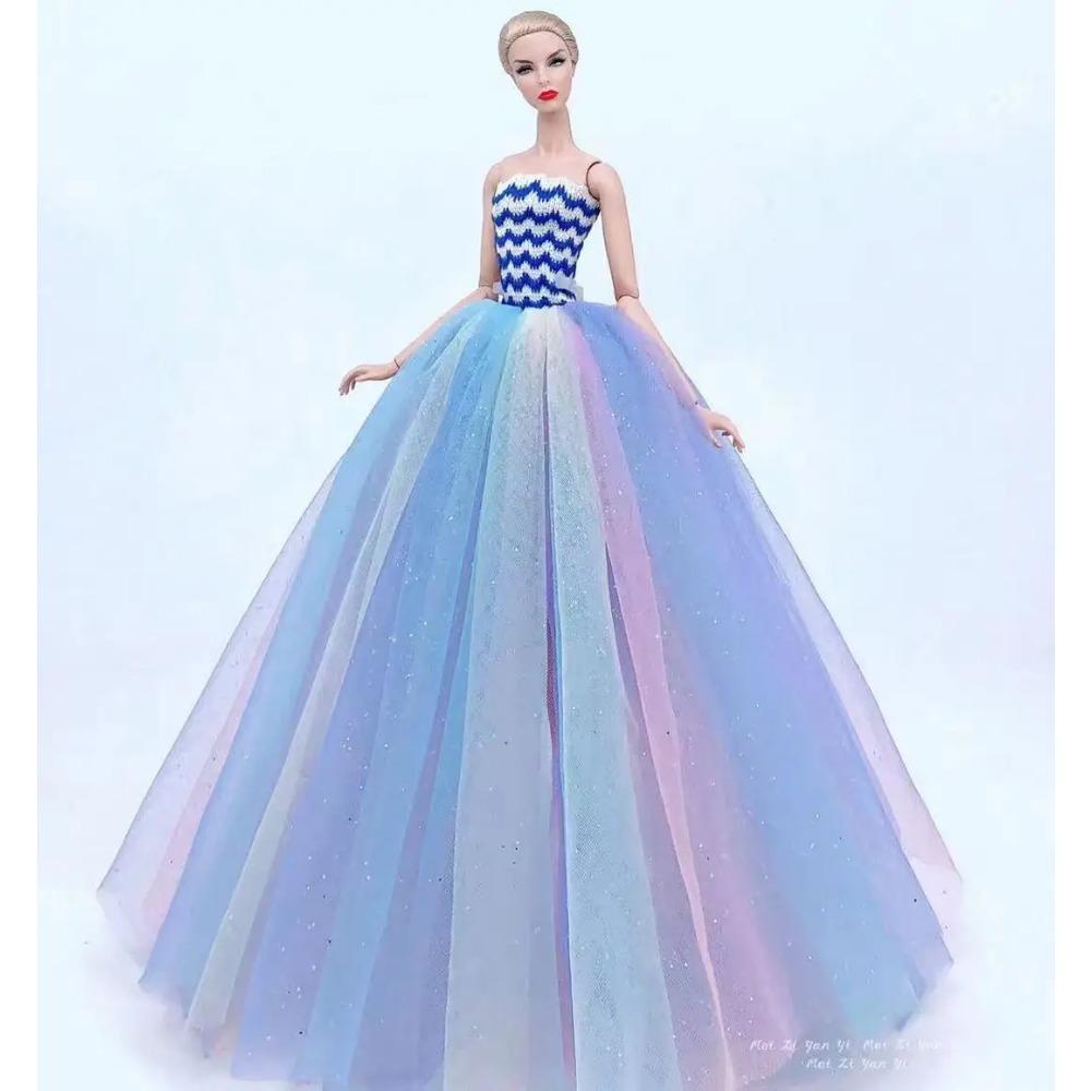 

для барби белое платье одежда и аксессуары для BJD куклы BJD Принцесса Делюкс шлейф свадебное платье невесты для брака фантазийные игрушки