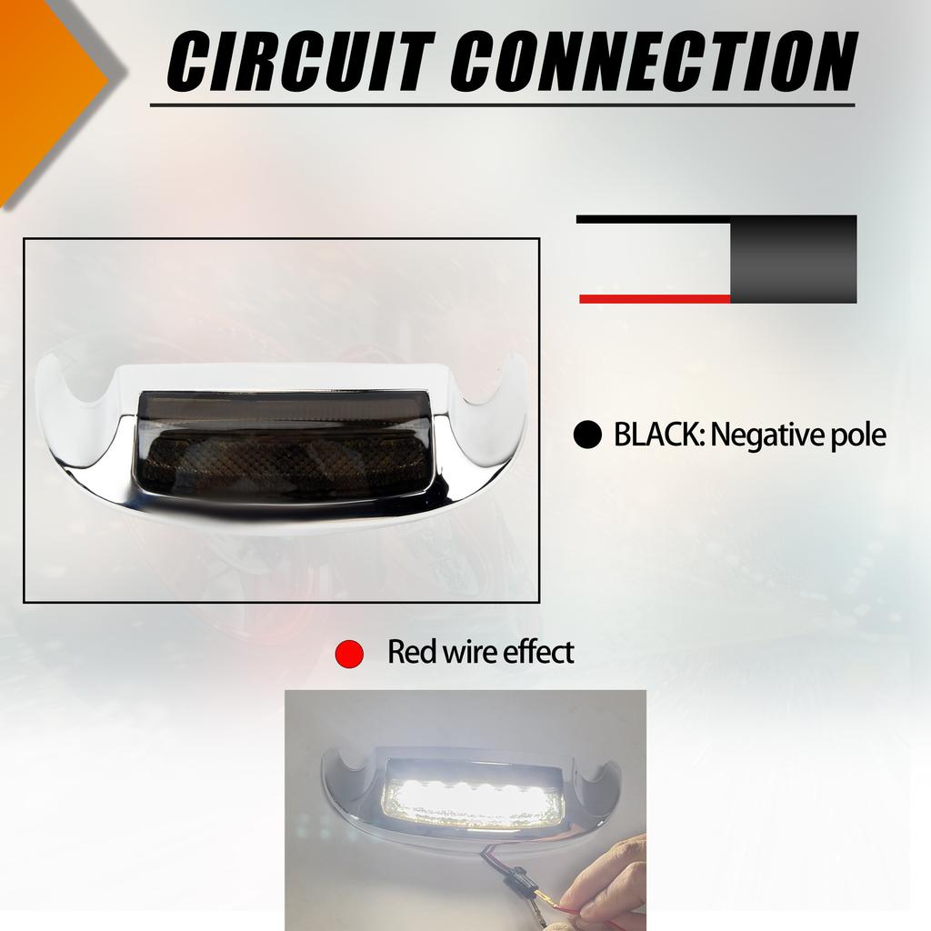 For Harley Road King Motorcycle LED Front Rear Light FLHR Heritage Softail Classic FLSTC Electra Glide Motocross Tip Light