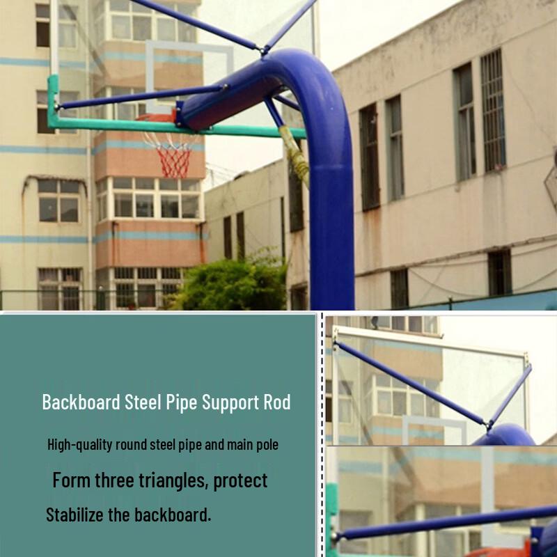 Yining Outdoor Ground-Mounted Basketball Hoop