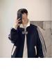 Men's Trendy Striped Patchwork Baseball Jacket - Autumn Fashion Loose Fit