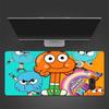 Gumball Cartoon Mouse Pad, Large Gaming Desk Mat, Non-slip XXL Mousepad for Laptop & Tablet, Mini PC Playmat with Stitched Edges