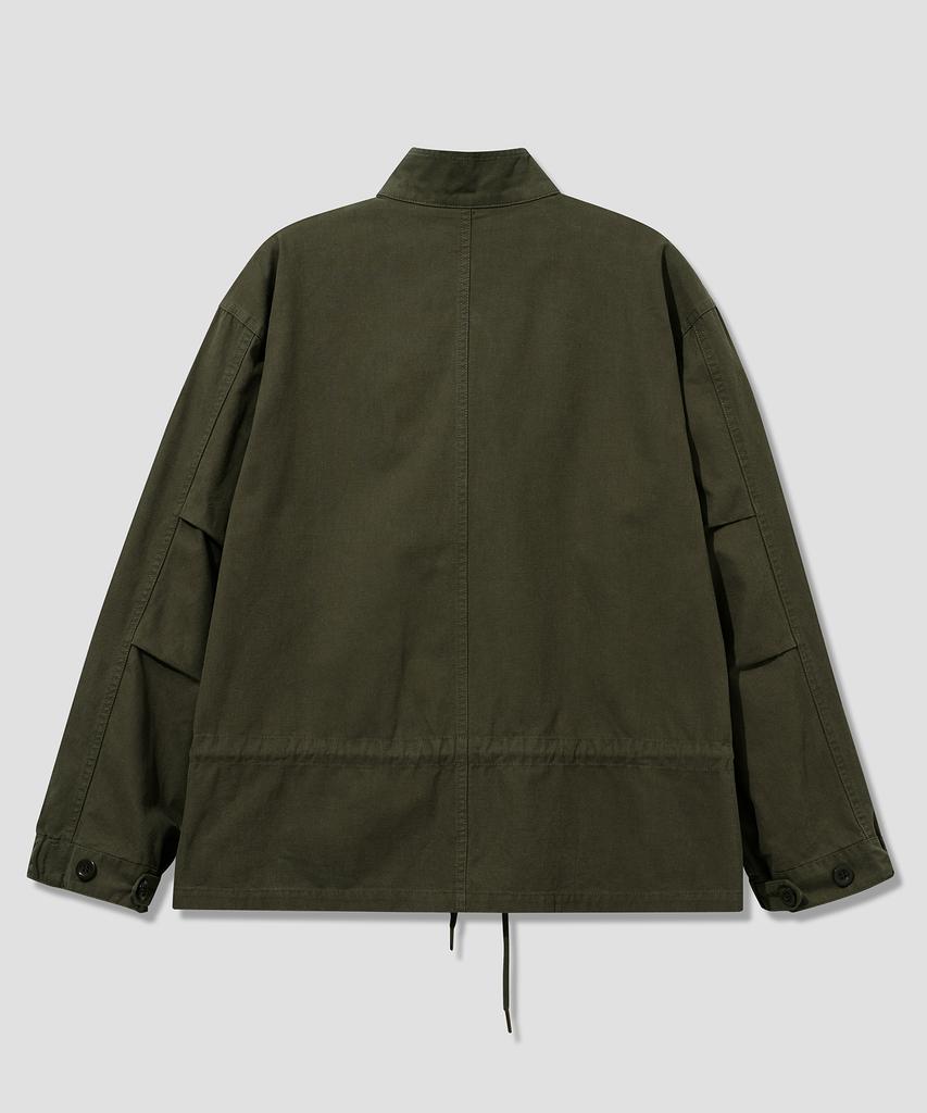 AGOD Washed Canvas Field Jacket [Khaki]