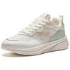 Anta Comfortable Simple Non-Slip Breathable Low-Top Casual Shoes Women sneakers White Green 122428812-2