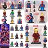 D818-898 Superhero Building Blocks High-quality Abs Plastic Diy Assembly Toy 9 Color Options 5cm Height
