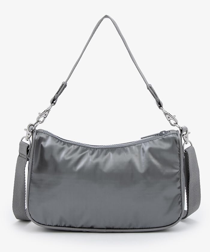Official Shoulder Bag SM CONV Gunmetal Gray Shine [LeSportsac] SHOULDER/1302 Women's