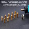 10pcs Electric Grinding Four Jaw Design Keyless for Power Tool Accessories