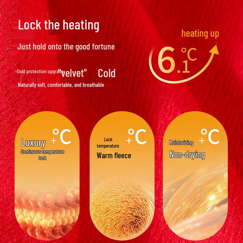 LANGSHA Women's Basic Fleece-Lined Thermal Set