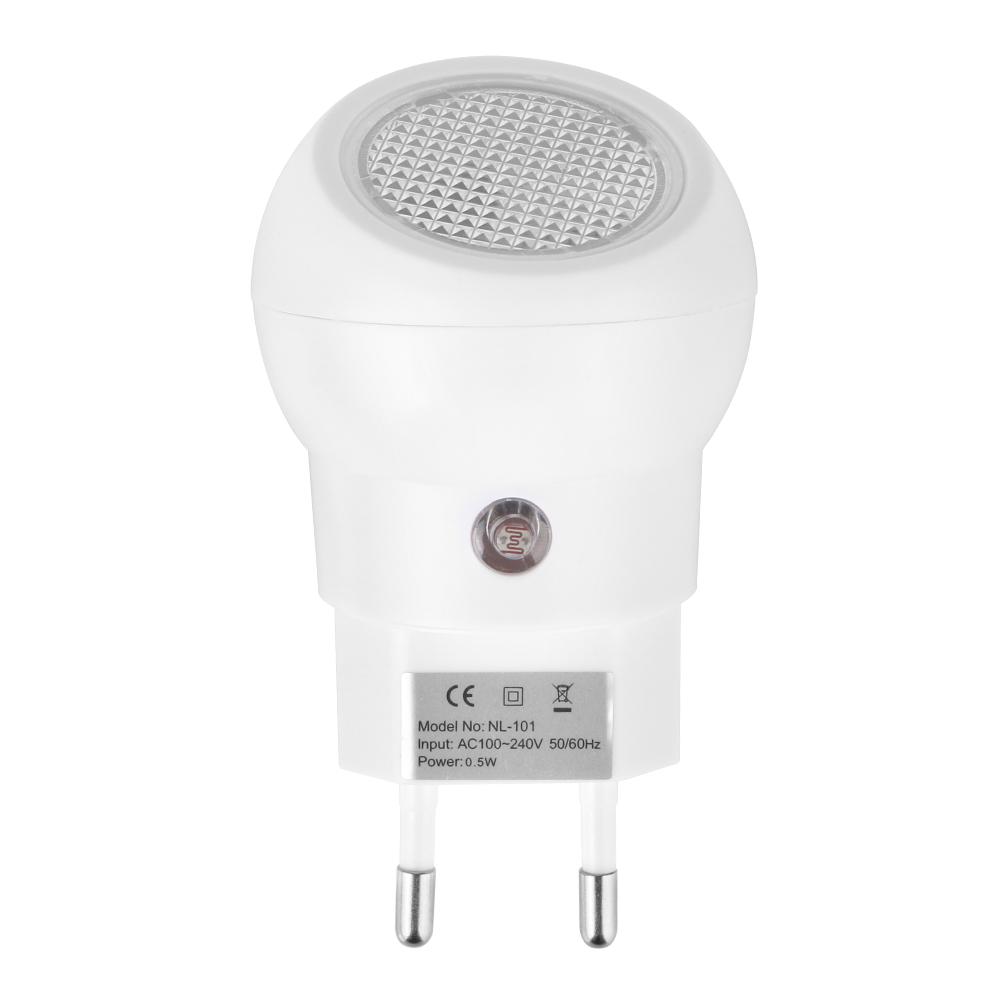 LED Bedroom Lamp EU Plug Novelty Lamp Atmosphere Night Light 360 Manual Rotation Light Sensor