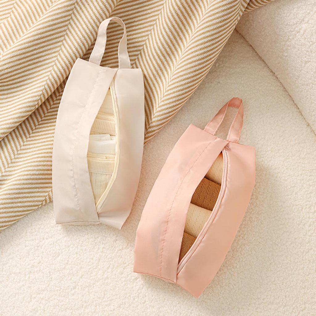 Durable Travel Underwear Storage Bag With Handles Waterproof Lightweight Foldable For Clothes Socks Toiletries