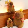 Capybara Table Tennis Plush Doll - Birthday Gift Plush Toy Pillow for Girls