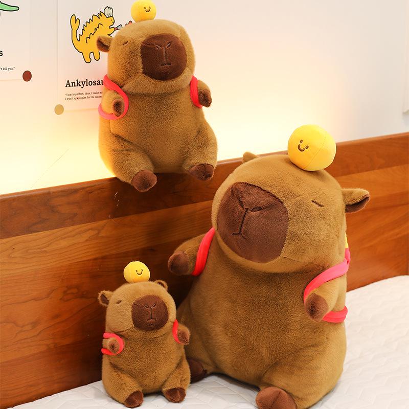 Capybara Table Tennis Plush Doll - Birthday Gift Plush Toy Pillow for Girls