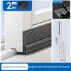 2M Rubber Sliding Door Sealant Strips Soundproofing Aluminum Alloy Soundproofing  Door Seals