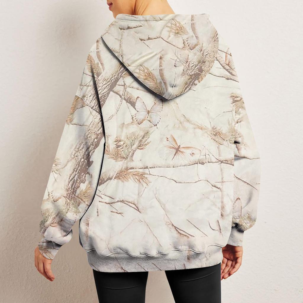 Sudadera de Color para Mujer Manga Larga Cuello Redondo Casual Cómoda Holgada Ligera Sudadera para Mujer