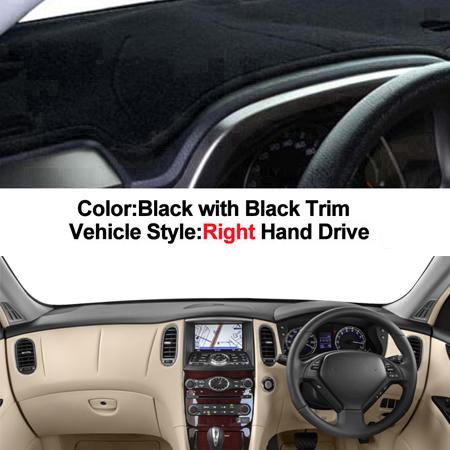 Car Dashboard Cover Dash Mat Carpet Cape For Infiniti QX50 1st Generation J50 2013 - 2017 Auto Protector Pad Sunshade 2015 2016