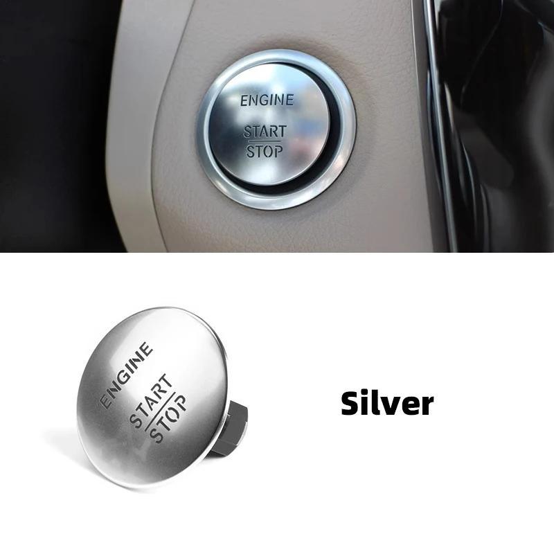 

2215450714 33161207 Engine Start Stop Push Button Switch One-click Start Keyless For Mercedes Benz W164 W205 W212 C E S CL Class серебряный