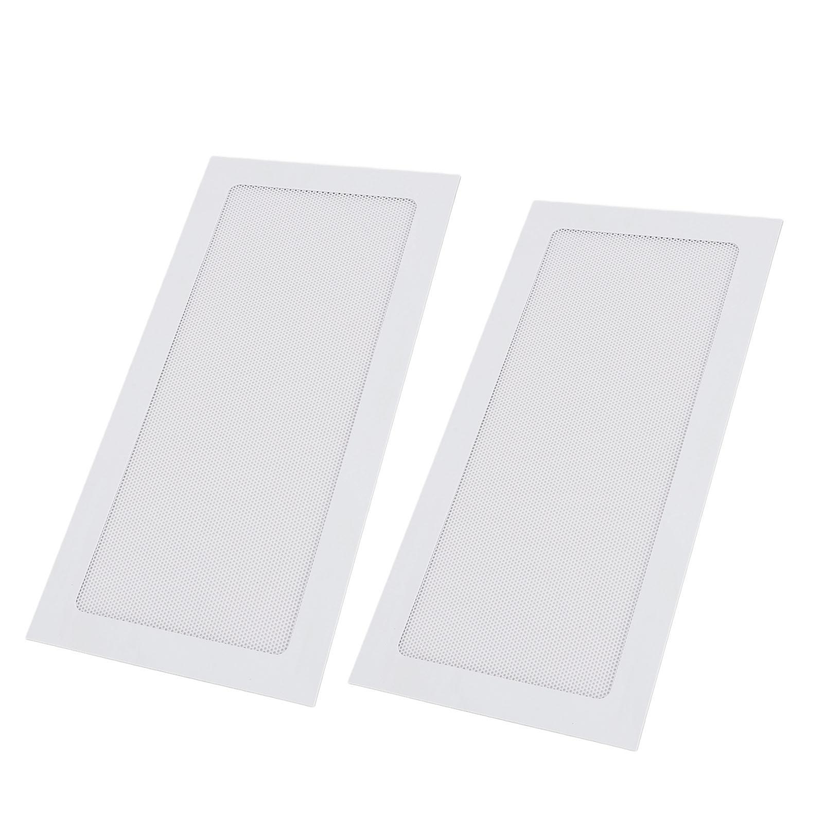 

2Pcs Computer Cooler Fan Dust Filter Magnetic Frame PC Fan Dust Mesh PC Cooler Filter Fine Mesh PVC Dust Cover