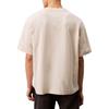 Calvin Klein Minimalist Comfortable Versatile Casual Plain Knit Loose Pocket Short Sleeve T-Shirt Men Tops Dove-Grey 4RB267G-CKS