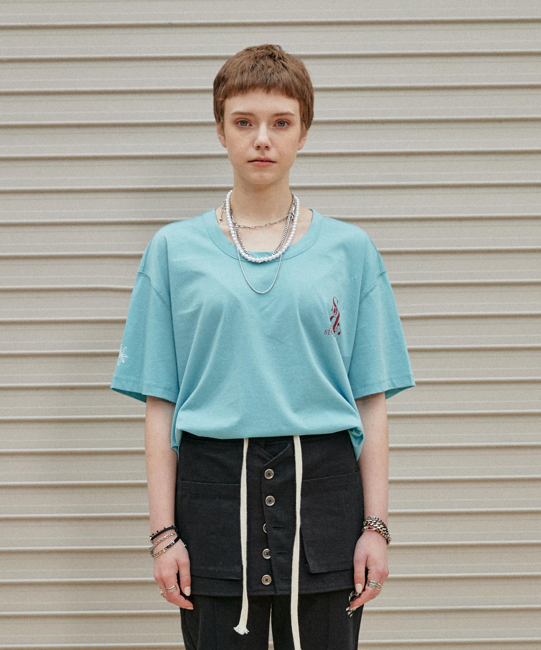 Saek Studio Resort T-Shirt Sky Blue Free
